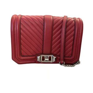 Rebecca Minkoff Chevron Quilted Small Love Crossbody
